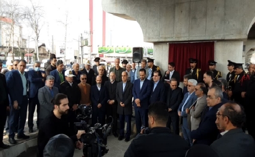 بهره&zwnj;برداری  از دو تقاطع غیر هم سطح در رشت