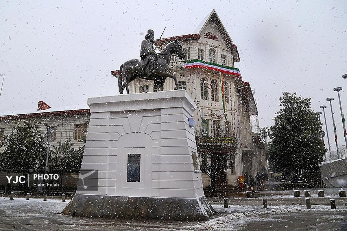 بارش برف زمستانی در ارتفاعات مازندران