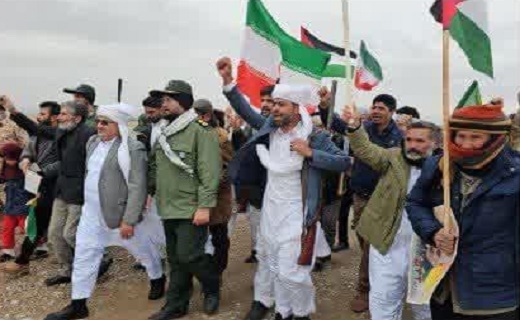 حضور مردم مرزنشین خراسان جنوبی در راهپیمایی ۲۲ بهمن