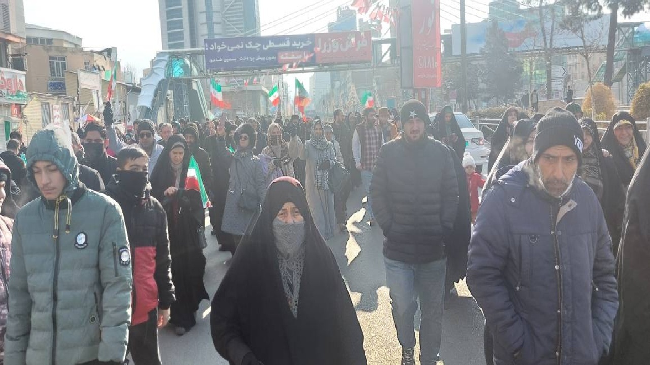 برگزاری راهپیمایی یوم الله ۲۲ بهمن در البرز