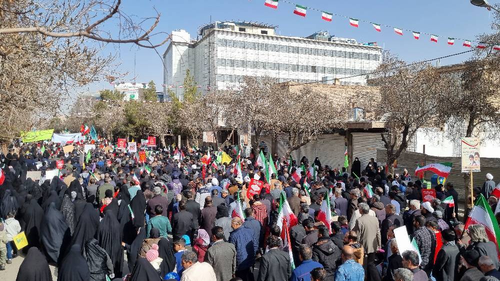 برگزاری راهپيمائی ۲۲ بهمن در استان کرمان+ فیلم