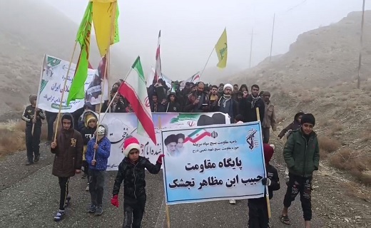 خروش مردم خراسان جنوبی در راهپیمایی ۲۲ بهمن