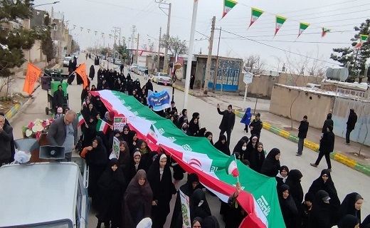 خروش مردم خراسان جنوبی در راهپیمایی ۲۲ بهمن