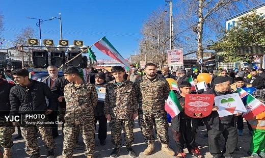 حضور با شکوه مردم ولایتمدار استان گلستان در راهپیمایی ۲۲ بهمن + تصاویر