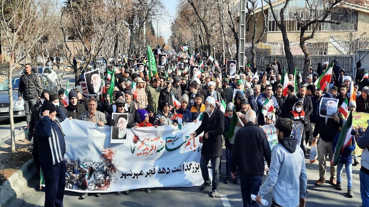 برگزاری راهپیمایی یوم الله ۲۲ بهمن در البرز