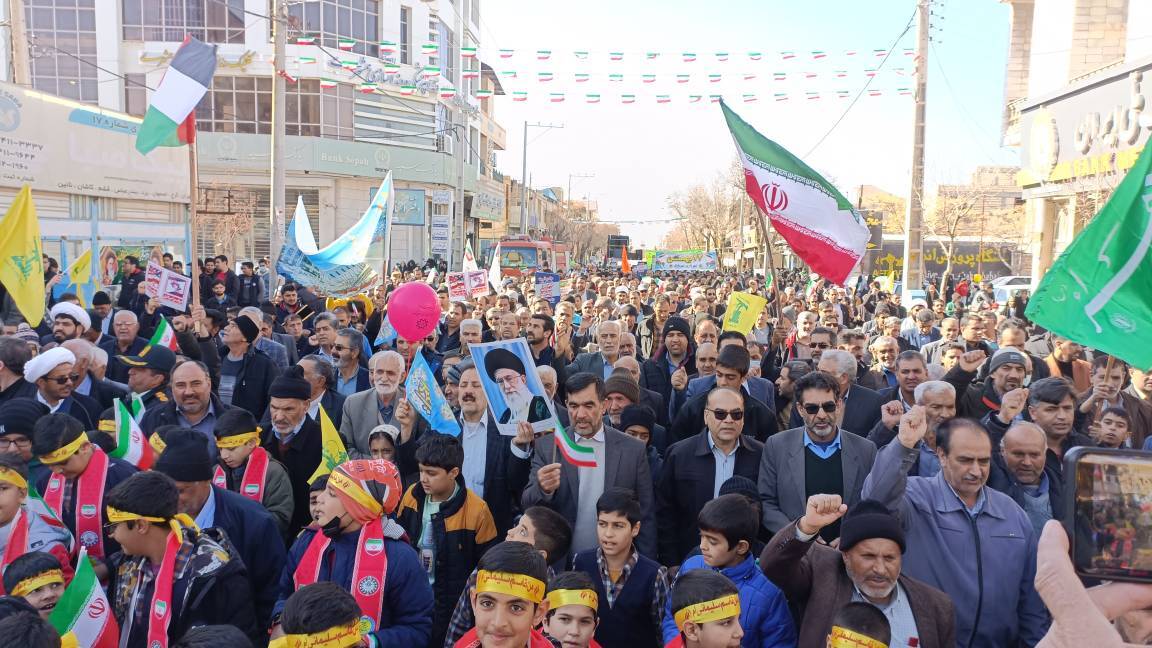 برگزاری راهپيمائی ۲۲ بهمن در استان کرمان+ فیلم