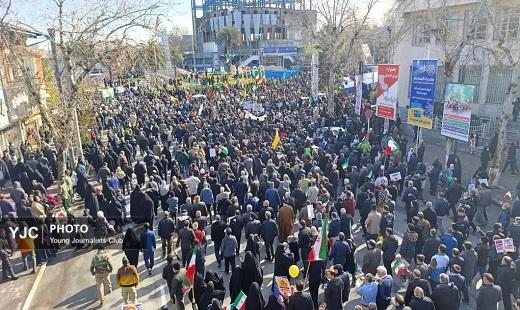 حضور با شکوه مردم ولایتمدار استان گلستان در راهپیمایی ۲۲ بهمن + تصاویر