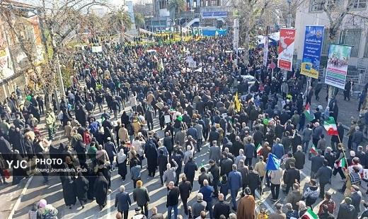 حضور با شکوه مردم ولایتمدار استان گلستان در راهپیمایی ۲۲ بهمن + تصاویر