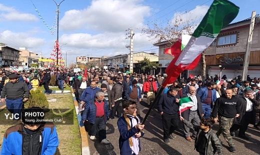 حضور با شکوه مردم ولایتمدار استان گلستان در راهپیمایی ۲۲ بهمن + تصاویر
