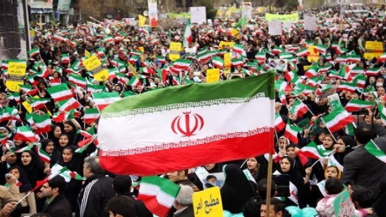 حضور پرشور خوزستانی‌ها در جشن۴۶ سالگی انقلاب +فیلم