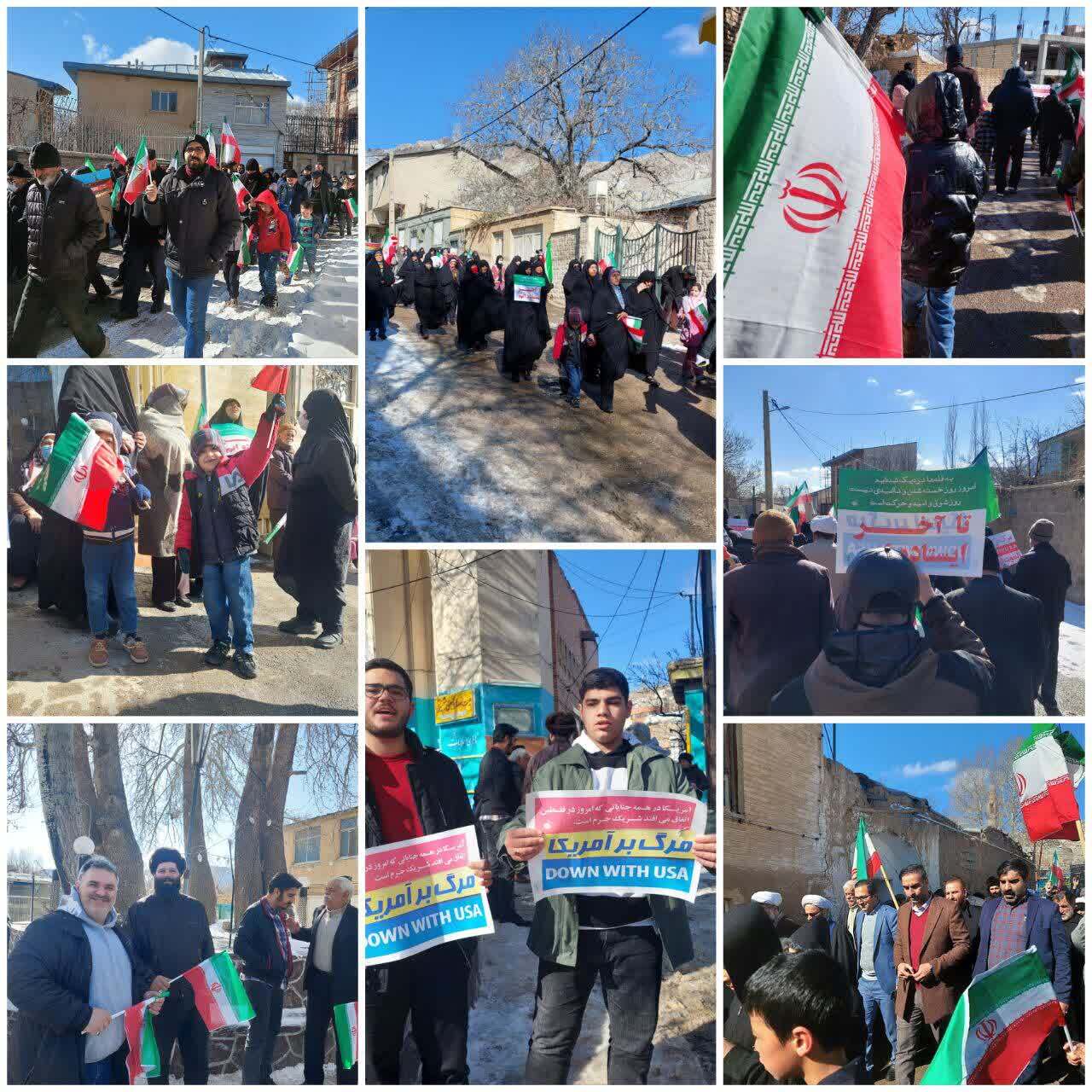 حضور سمنانی ها در طلیعه شکوه راهپیمایی ۲۲ بهمن+ عکس