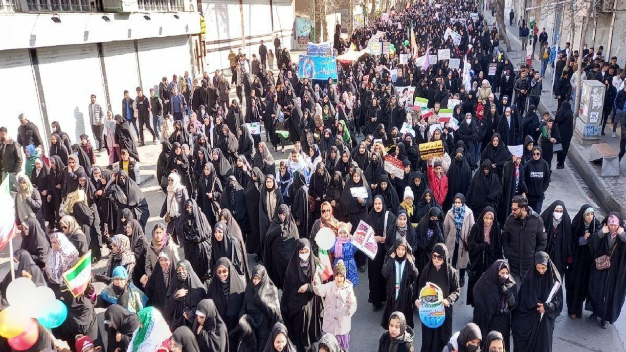 برگزاری راهپیمایی ۲۲ بهمن در آذربایجان شرقی