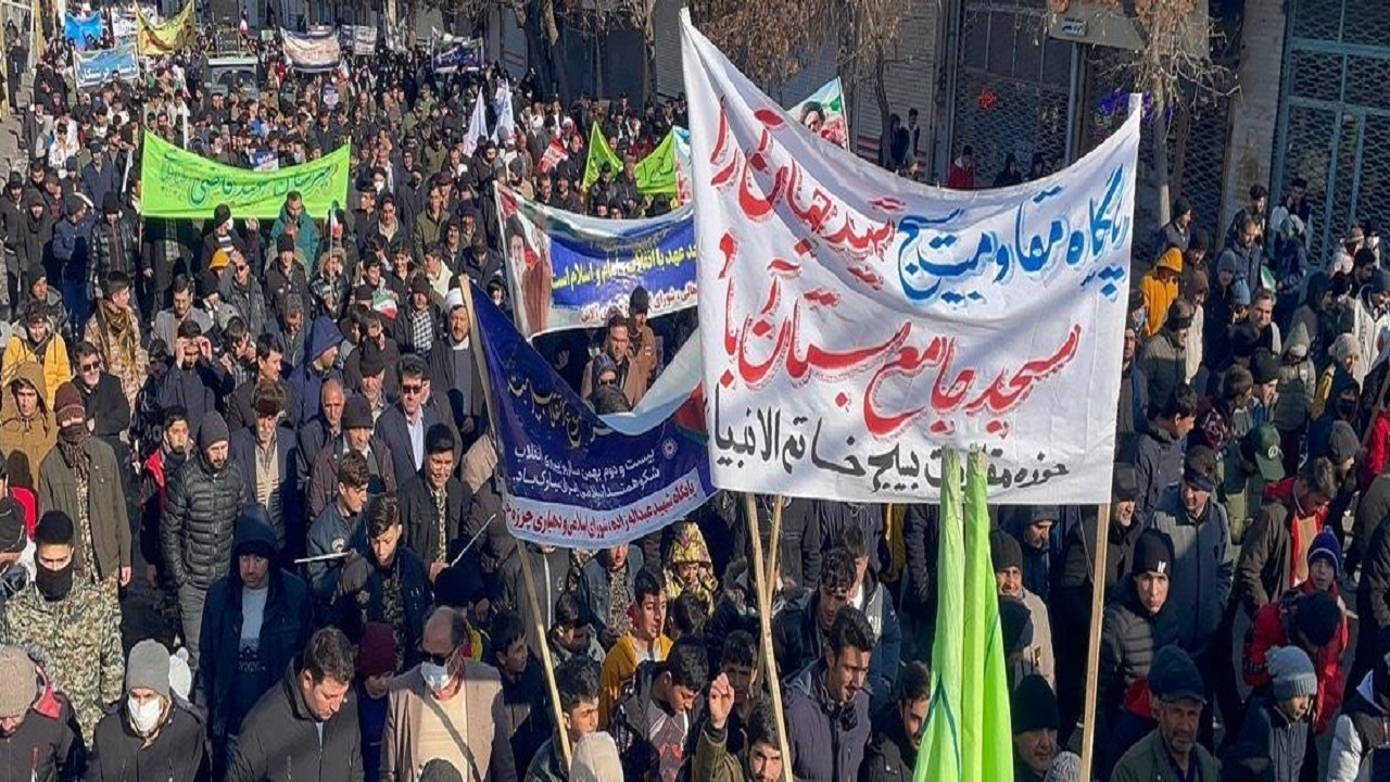 برگزاری راهپیمایی ۲۲ بهمن در آذربایجان شرقی