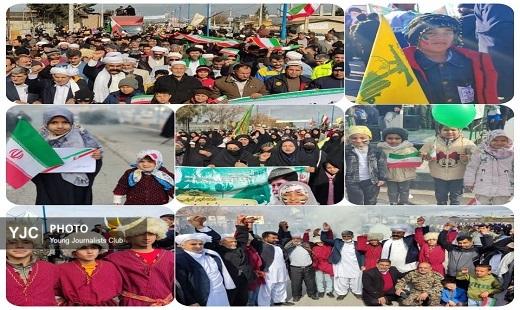 حضور با شکوه مردم ولایتمدار استان گلستان در راهپیمایی ۲۲ بهمن + تصاویر