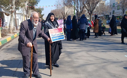 برگزاری راهپیمایی یوم الله ۲۲ بهمن در قزوین+ فیلم
