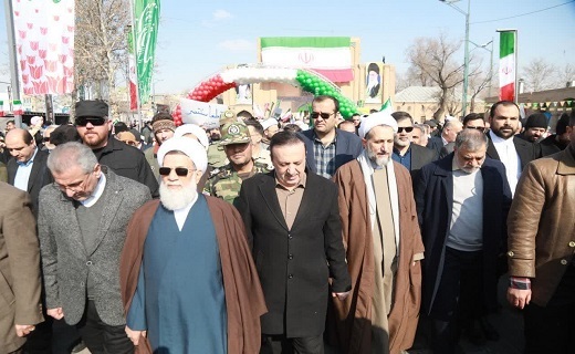برگزاری راهپیمایی یوم الله ۲۲ بهمن در قزوین+ فیلم