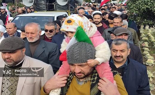 حضور پرشور مردم مازندران در راهپیمایی ۲۲ بهمن + عکس و فیلم