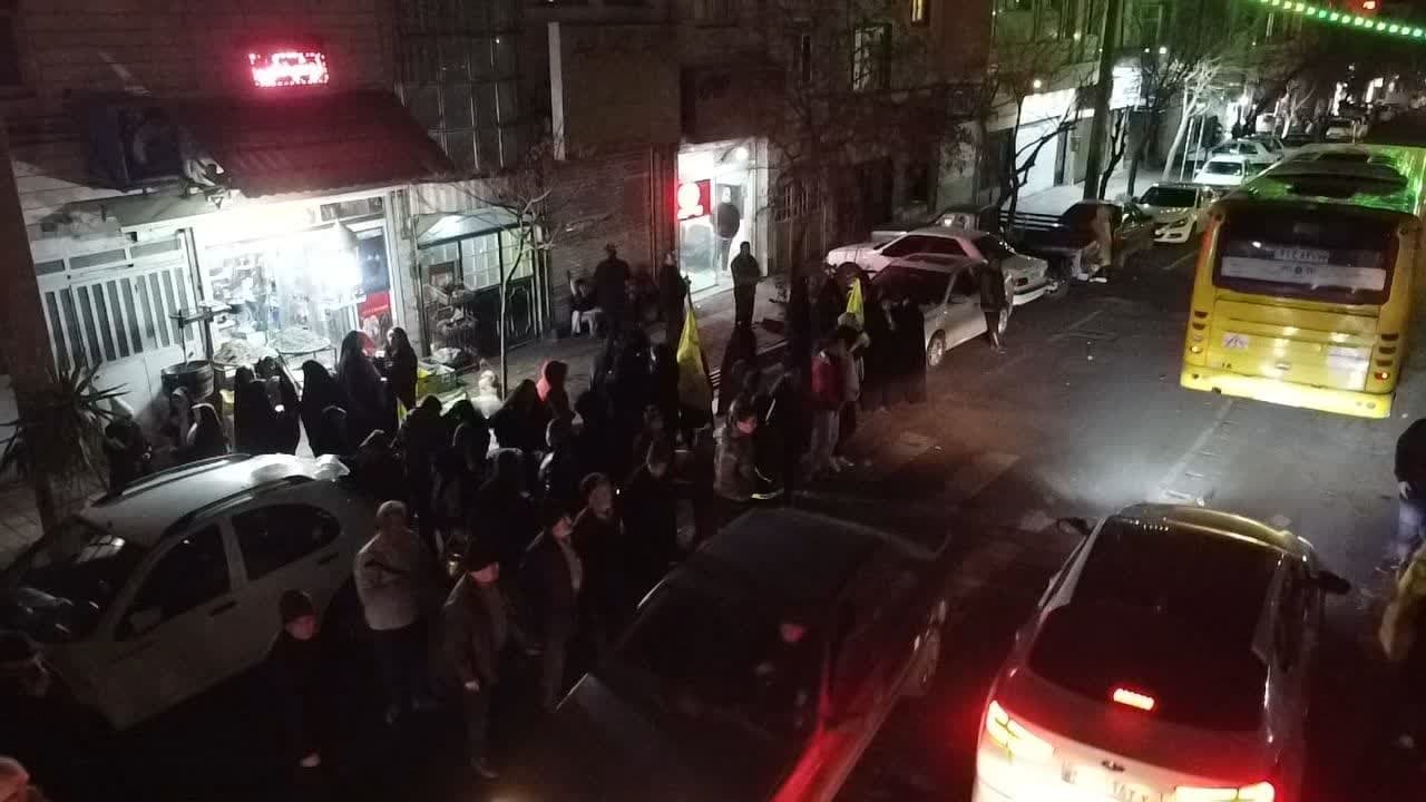 مراسم نورافشانی در تهران