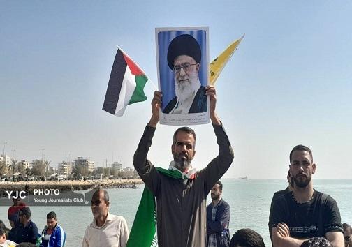 گزارش تصویری از راهپیمایی یوم الله ۲۲ بهمن ۱۴۰۳ در بندرعباس
