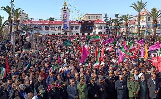 چهل و ششمین جشن پیروزی انقلاب اسلامی در گیلان + فیلم و تصاویر