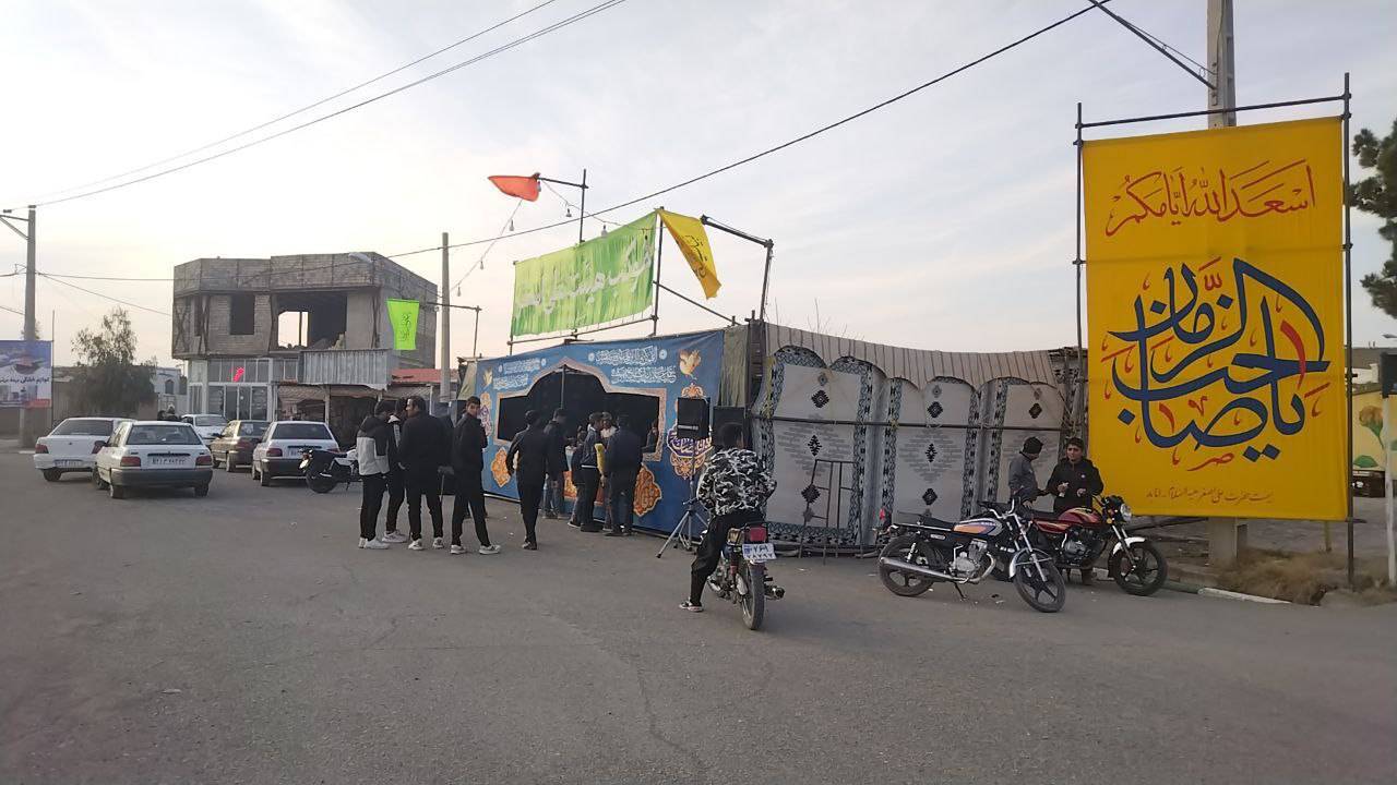 برپایی موکب صاحب الزمان(عج) در انابد به مناسبت نیمه شعبان