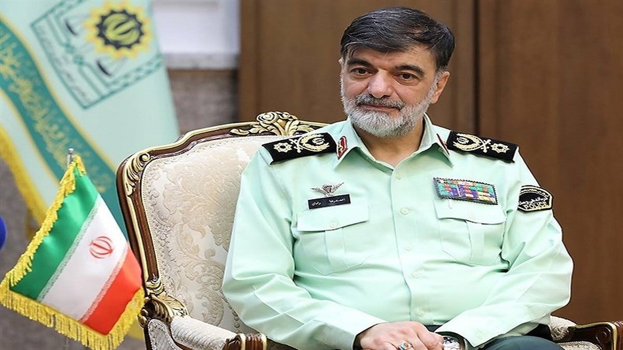 تاکید سردار رادان بر تامین امنیت مراسم نیمه شعبان