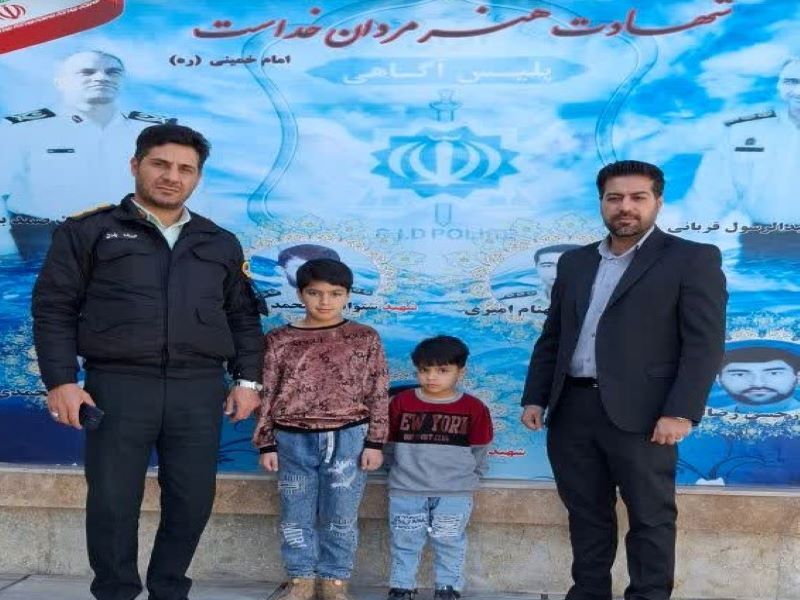 رهایی ۲ پسربچه از چنگ آدم ربایان