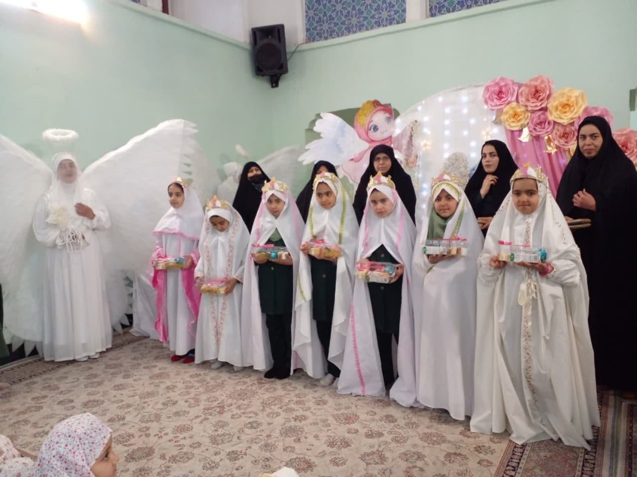 مراسم جشن تکلیف دانش آموزان در نیمه شعبان