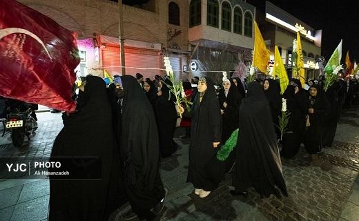 دسته شادی کاروان منتظران ظهور در  دارالعباده یزد +تصویر