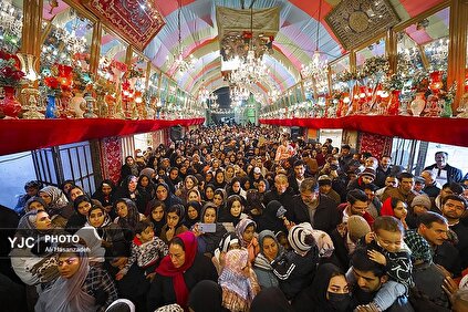 جشن ولادت امام زمان (عج) در بازار غلامعلی سیاه یزد