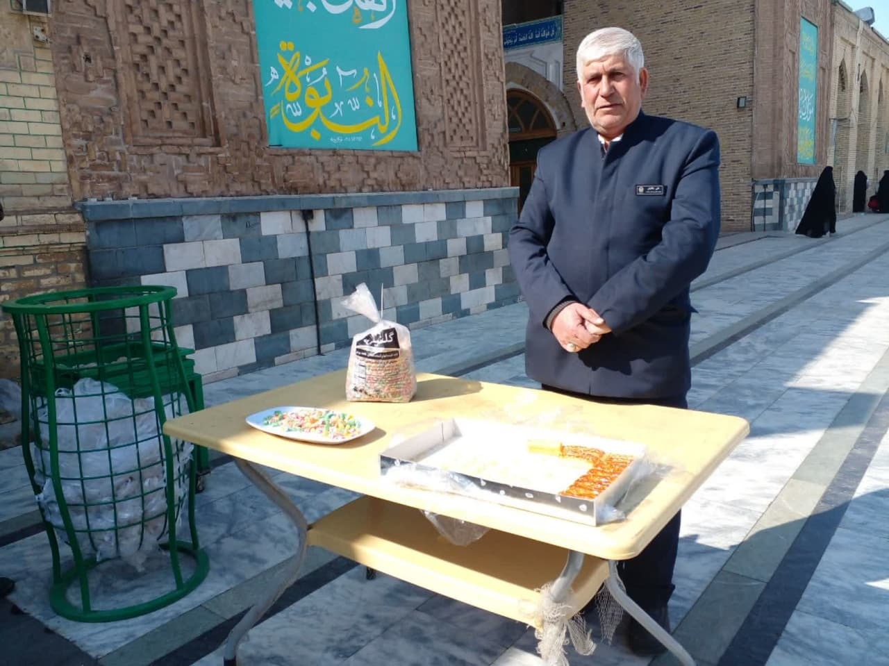 برپایی میز خدمت در نیشابور