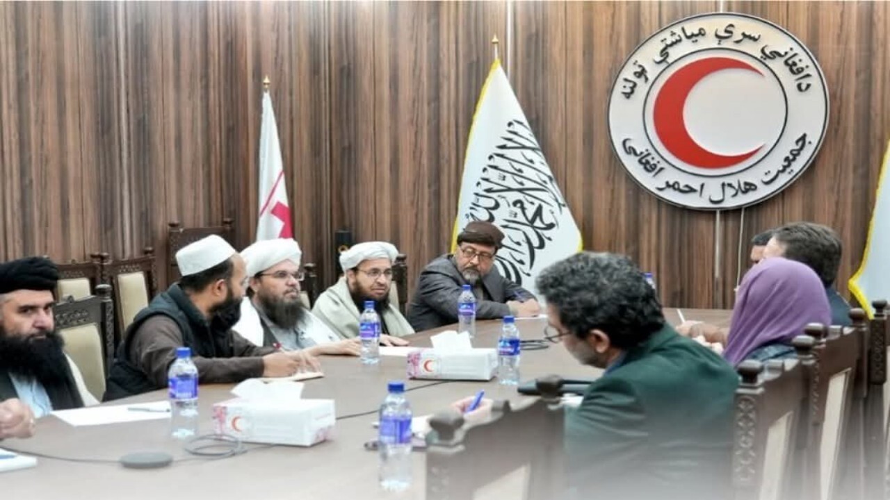 دیدار سرپرست هلال احمر افغانی با رئیس عمومی صلیب سرخ