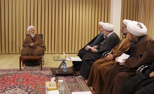 دیدار اعضای شورای سیاست گذاری همایش ملی مرجعیت علمی قرآن کریم با مراجع تقلید