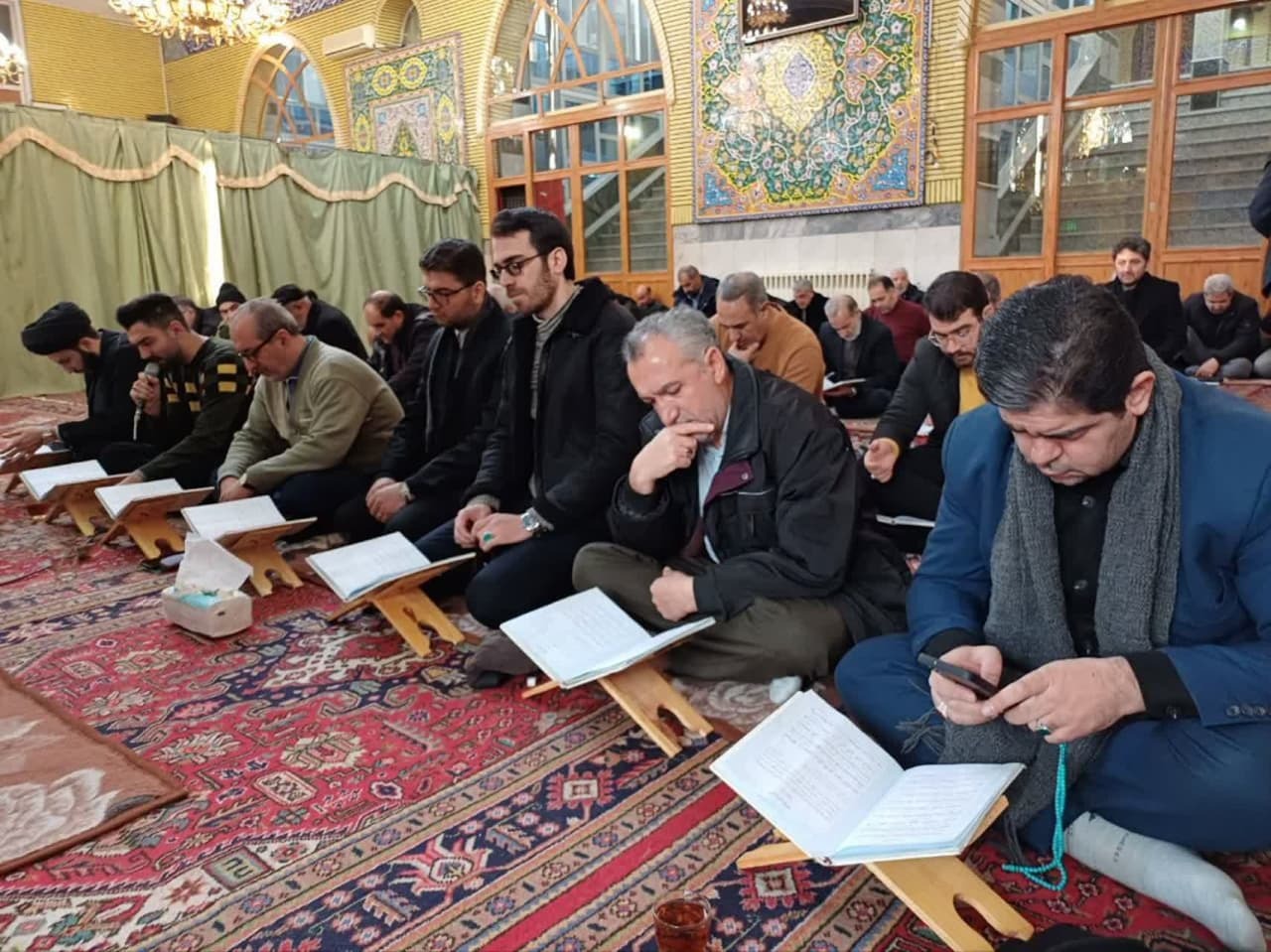 برگزاری مراسم دعای ندبه در آستان مقدس امامزاده بهلول (ع)