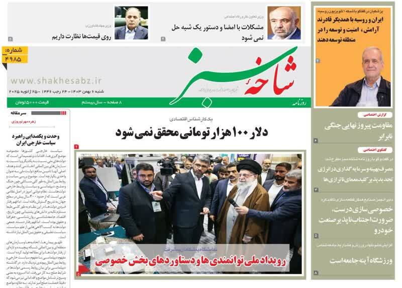 صفحه نخست روزنامه&zwnj;های قم شنبه ششم بهمن ماه