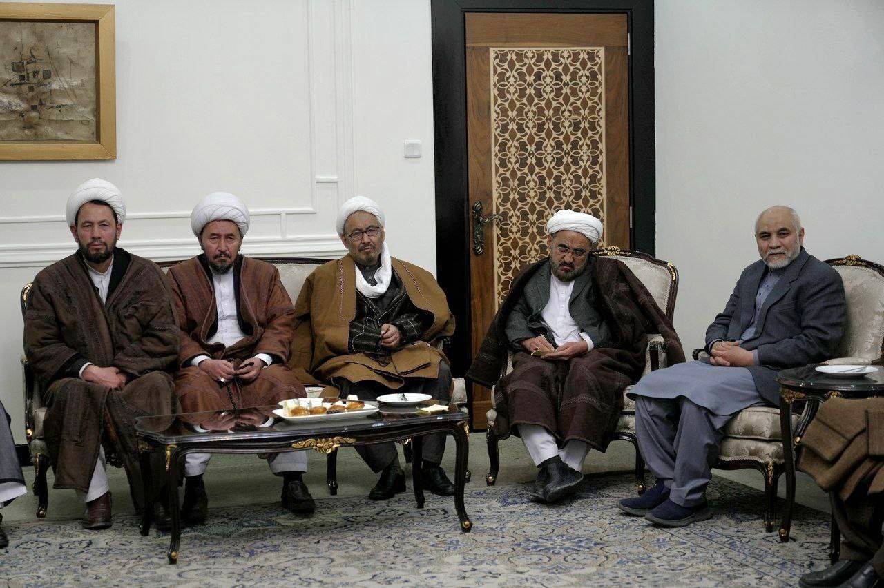 دیدار شورای علمای شیعه افغانستان با وزیر امور خارجه جمهوری اسلامی ایران