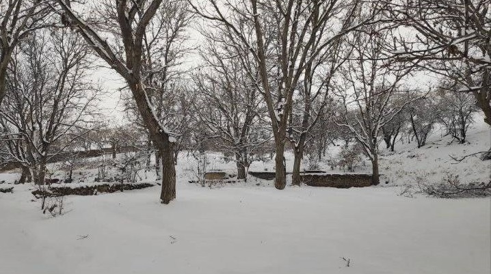 گشت و گذاری زمستانه در روستای گردشگری توآباد