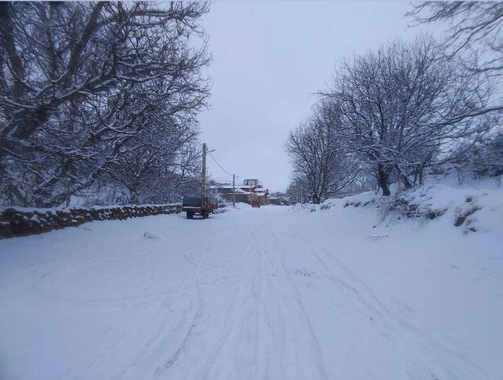 گشت و گذاری زمستانه در روستای گردشگری توآباد