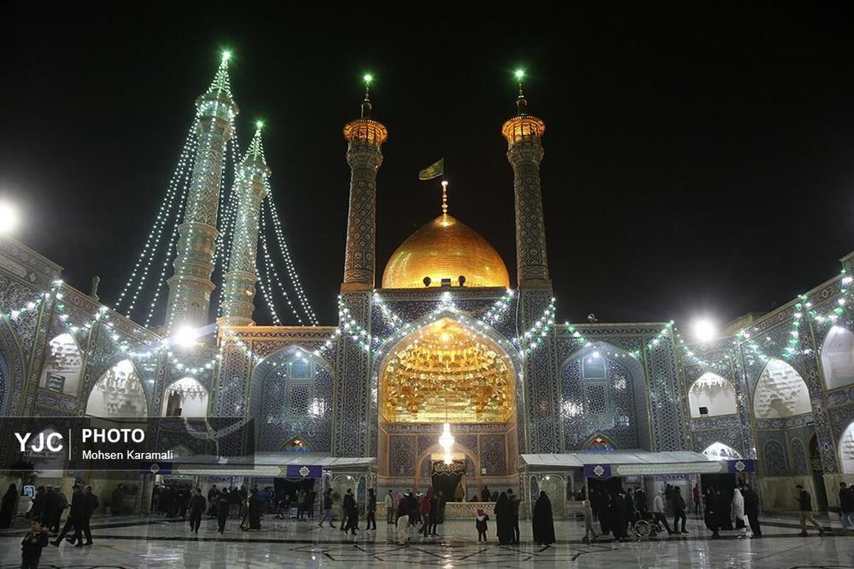 بارش نخستین برف زمستانی در قم