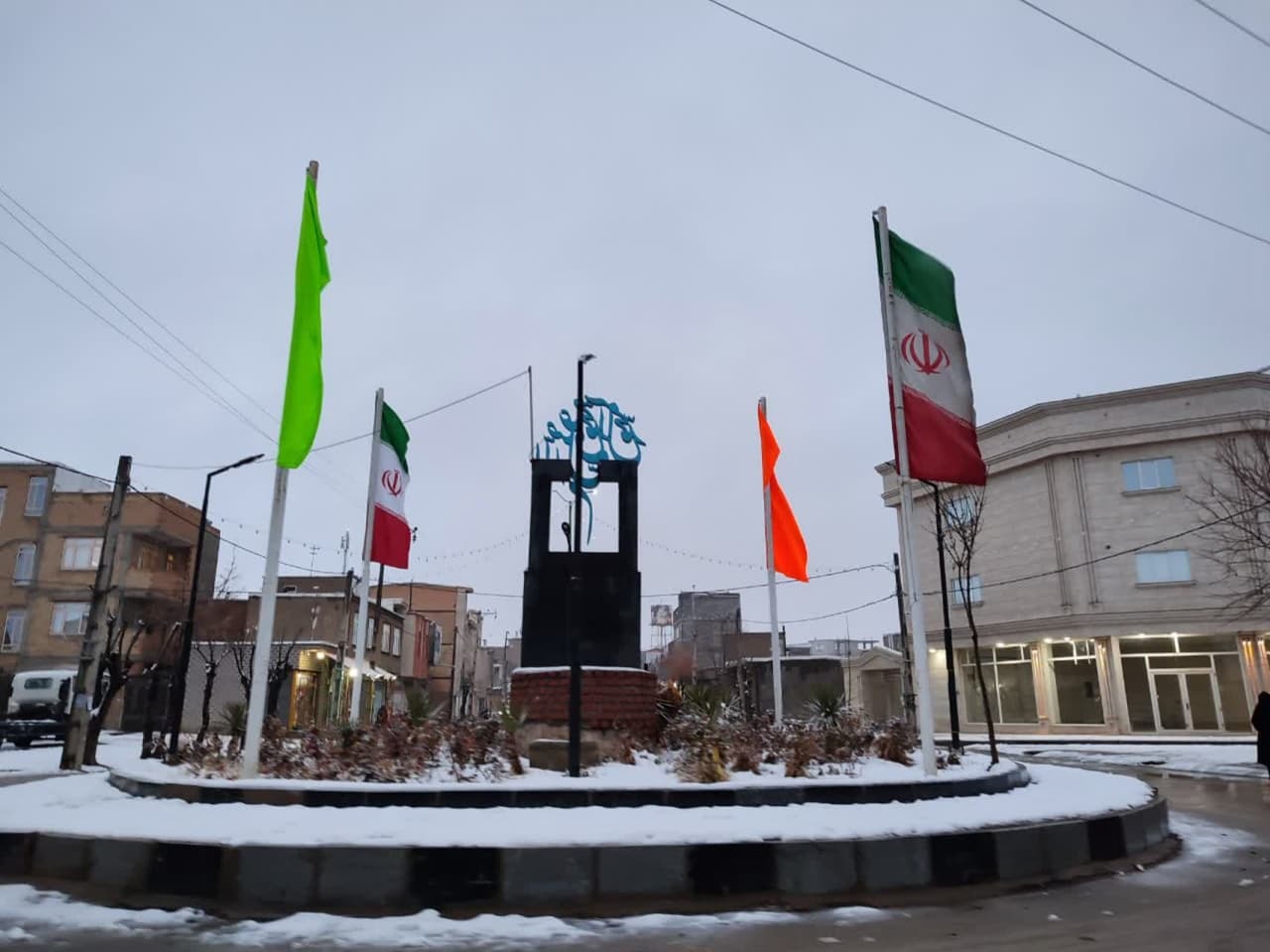 آذین بندی خیابان در روز عید مبعث