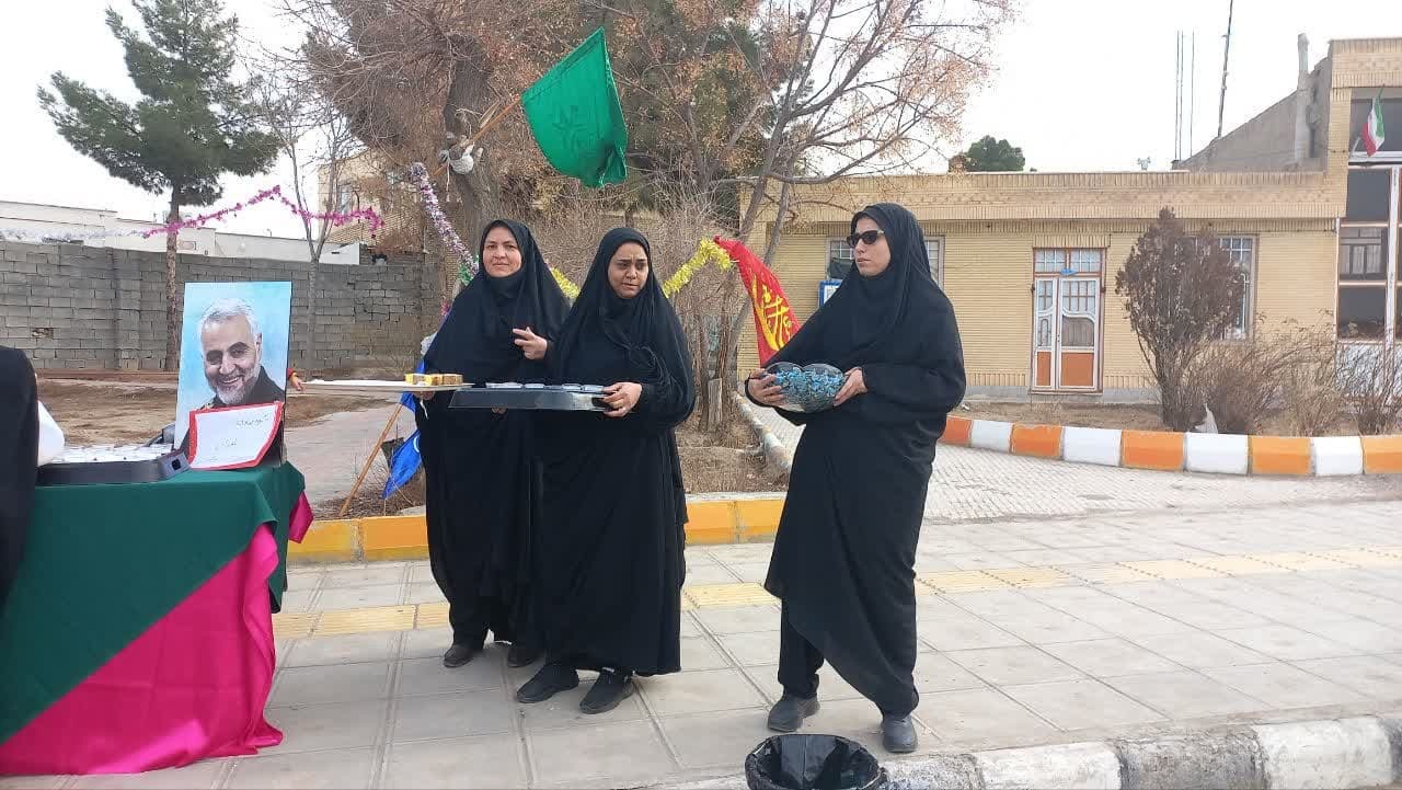 برپایی ایستگاه صلواتی در شهرستان صالح آباد