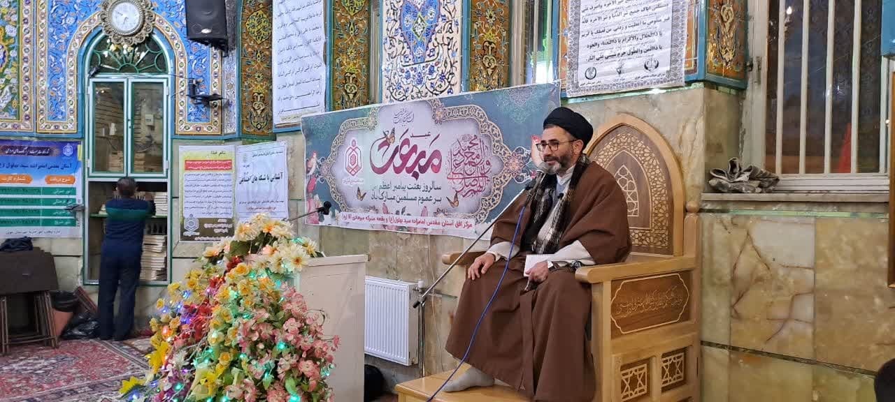 مراسم جشن و سرور عید مبعث در وزوان