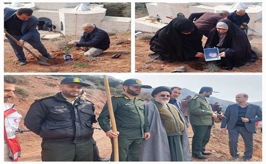 غرس نهال به نام ۸ هزار شهید گیلان غرس نهال به نام ۸ هزار شهید گیلان