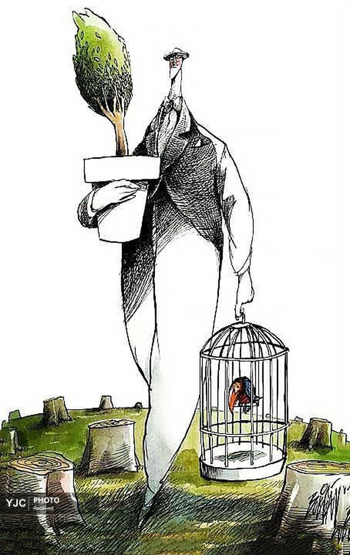 کاریکاتور روز / برداشت آزاد _ ۶