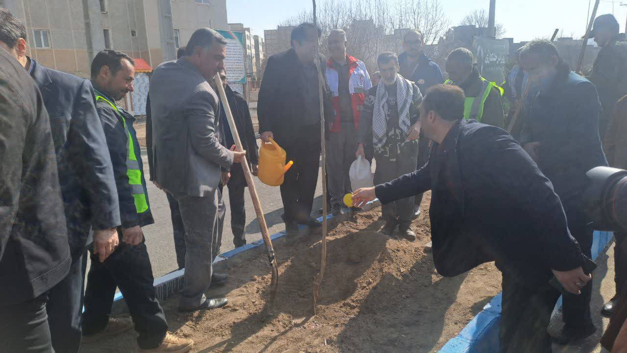 مراسم درختکاری در خوی