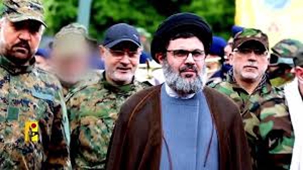 قله جهاد حزب الله مقابل سربازان غاصب در جنوب لبنان + فیلم