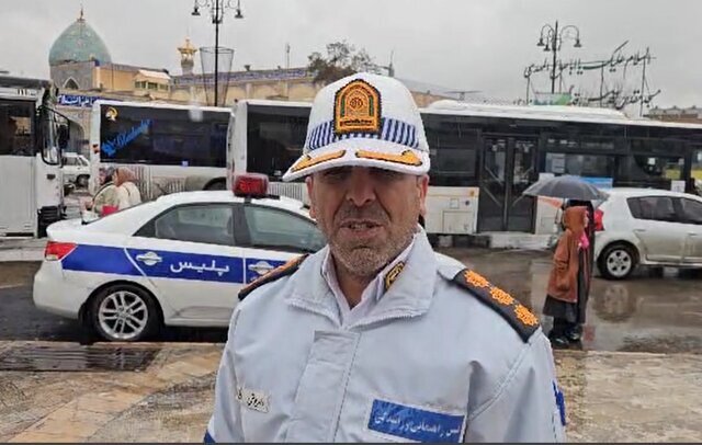 انسداد تقاطع خیابان راهنمایی به دلیل خطر ریزش + فیلم
