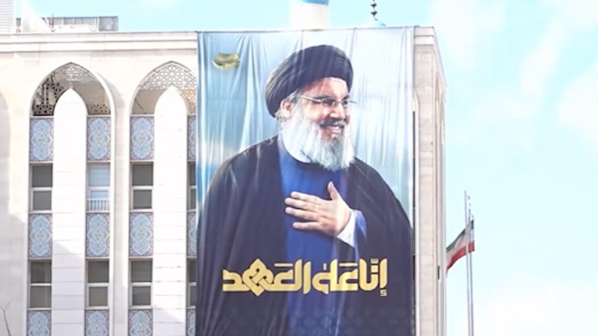 تشییع نمادین پیکر شهید سید حسن نصرالله در بحرین + فیلم