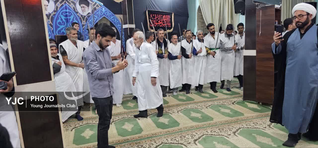 عزاداری هیئت عباسی روستای دشتخاک مستند سازی شد