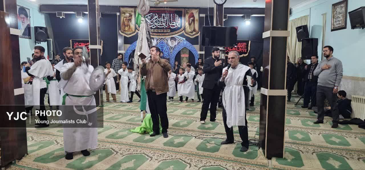 عزاداری هیئت عباسی روستای دشتخاک مستند سازی شد
